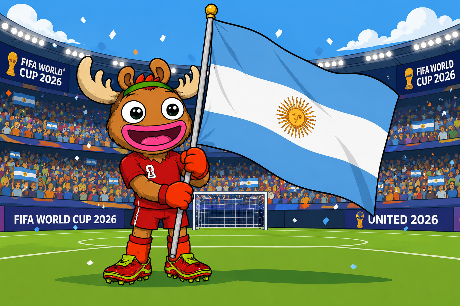 Argentina mascot card