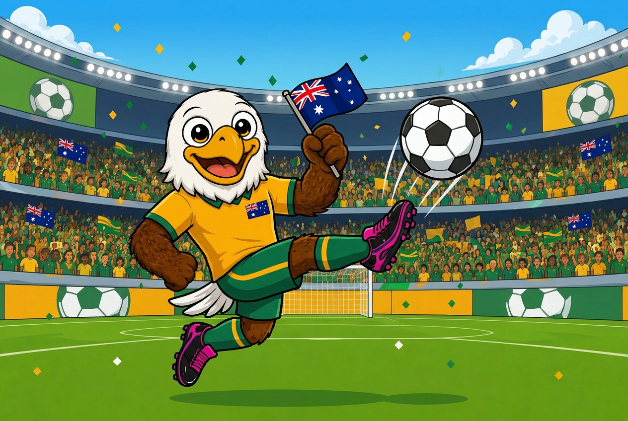 Australia mascot card