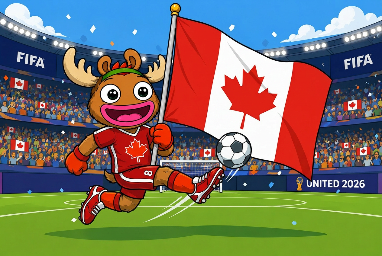 Canada mascot card