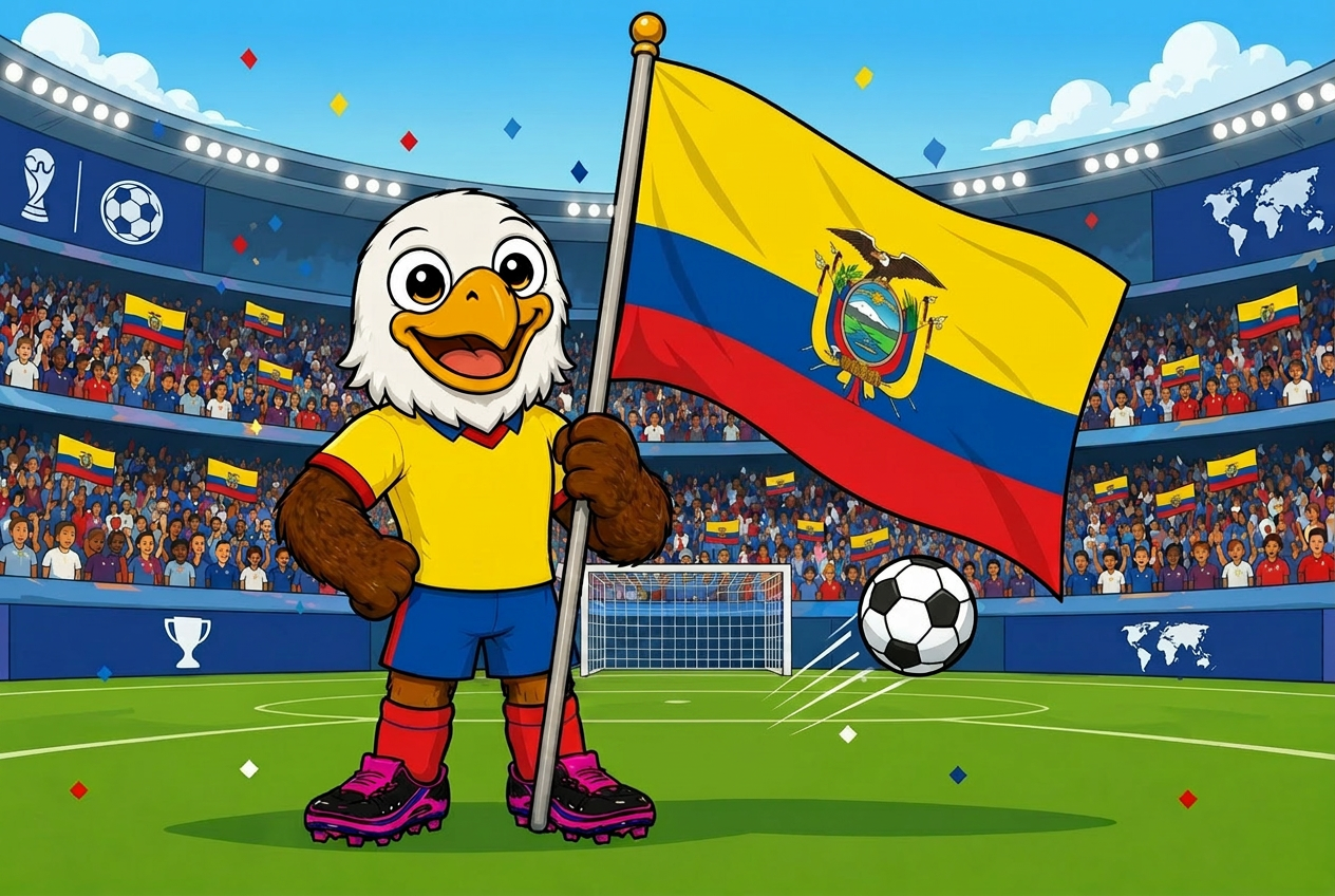 Ecuador mascot card