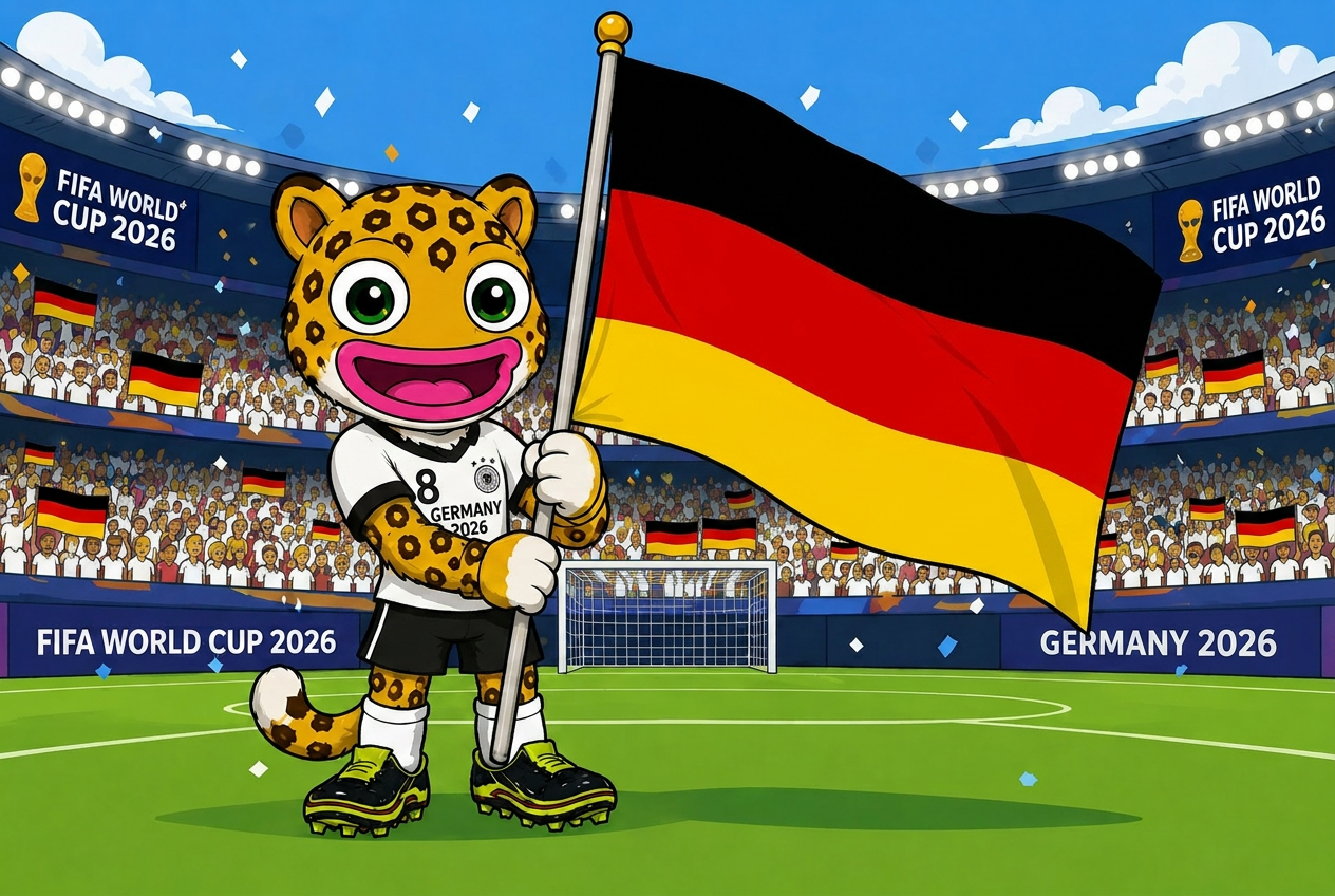 Germany mascot card