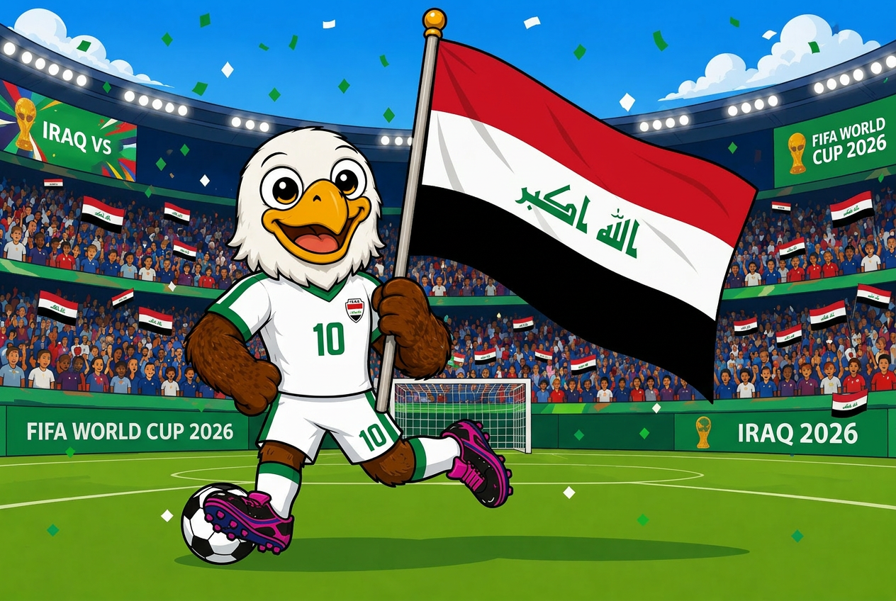 Iraq mascot card