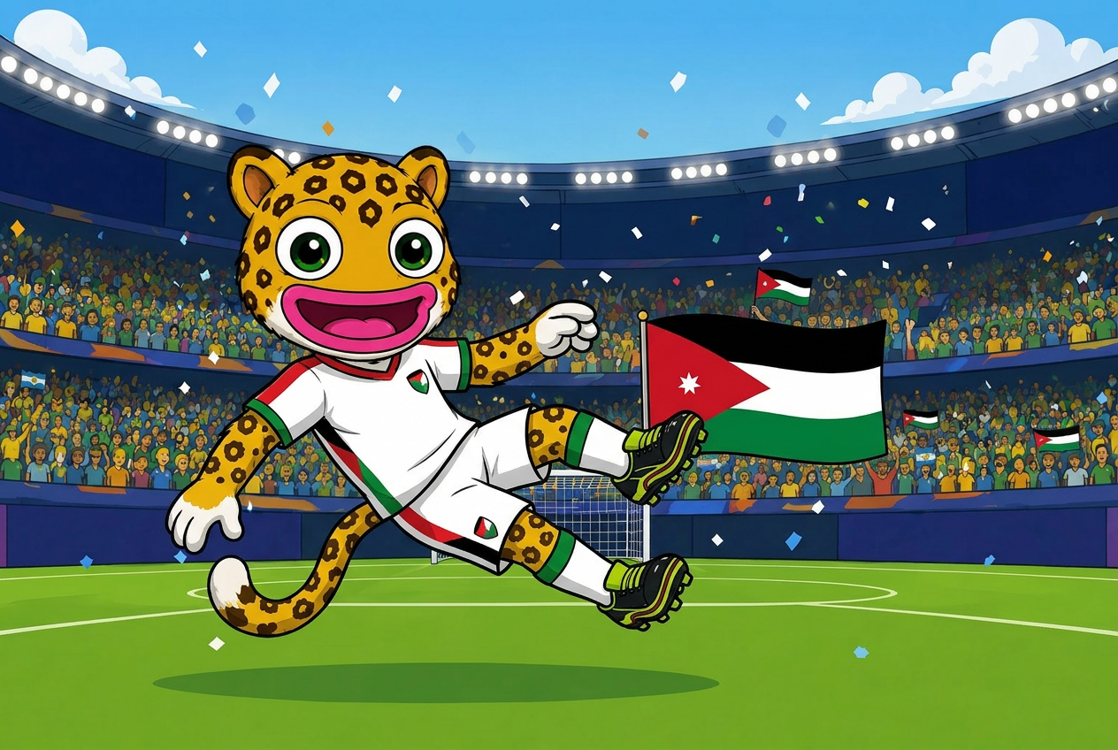 Jordan mascot card