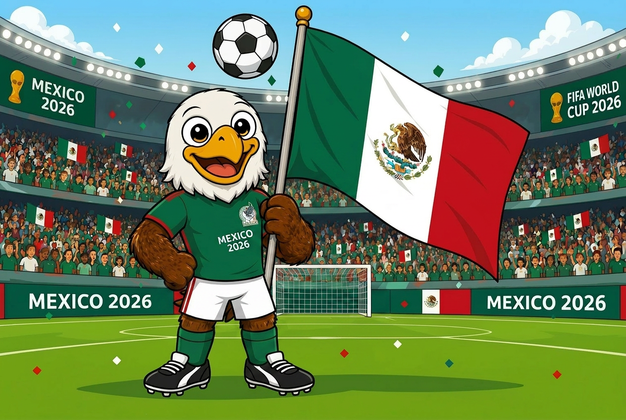 Mexico mascot card