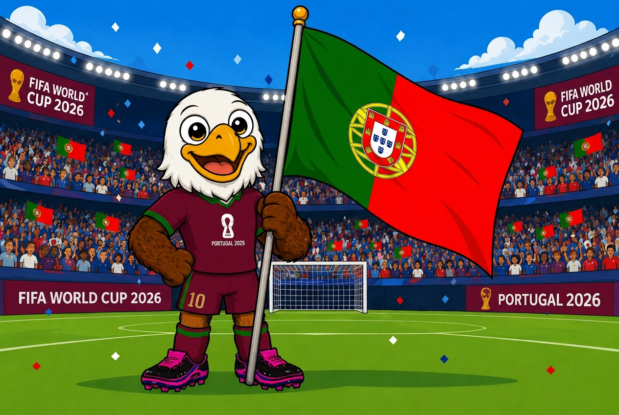 Portugal mascot card